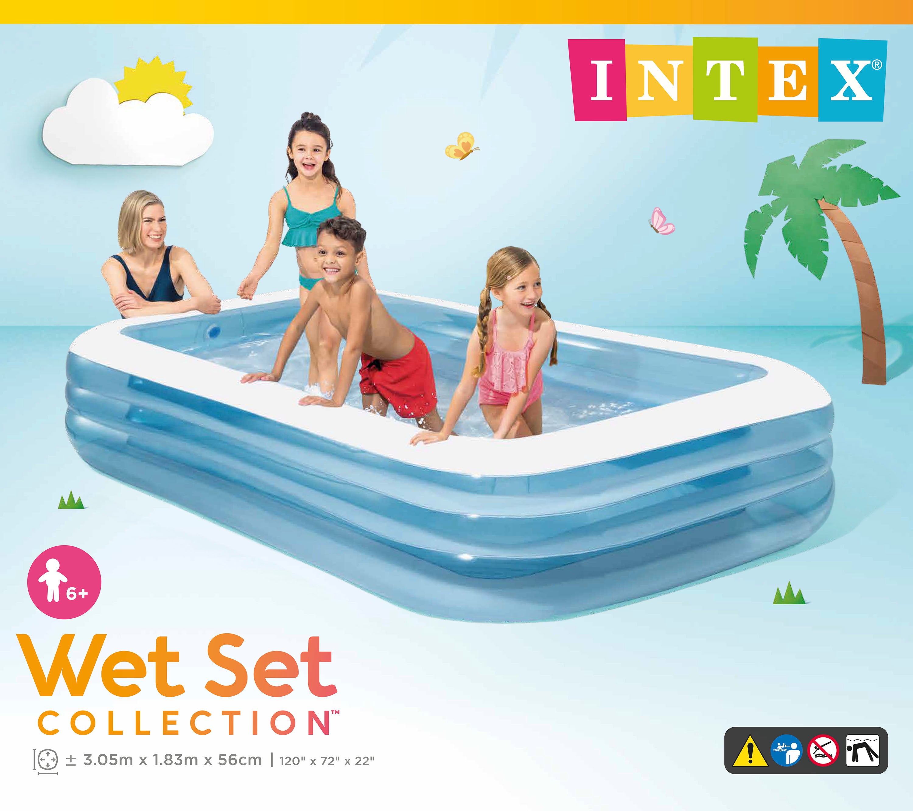 Intex Swim Center Family Inflatable Pool 58484 3