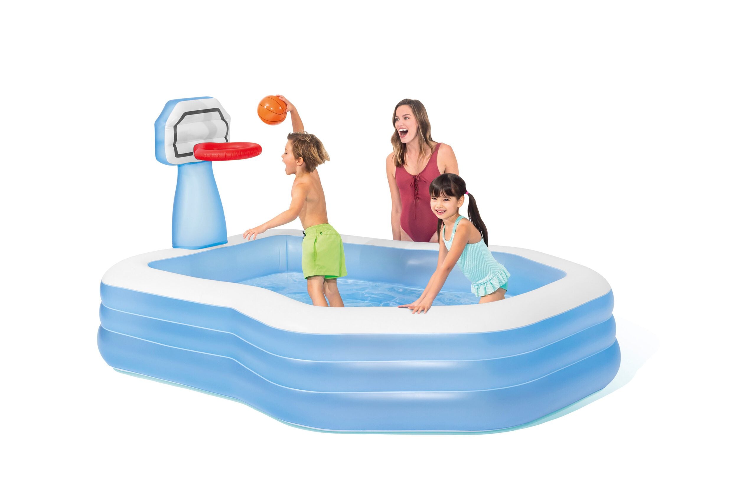 Intex Swim Center Shootin' Hoops Inflatable Pool 2.57m x 1.88m 57183 4