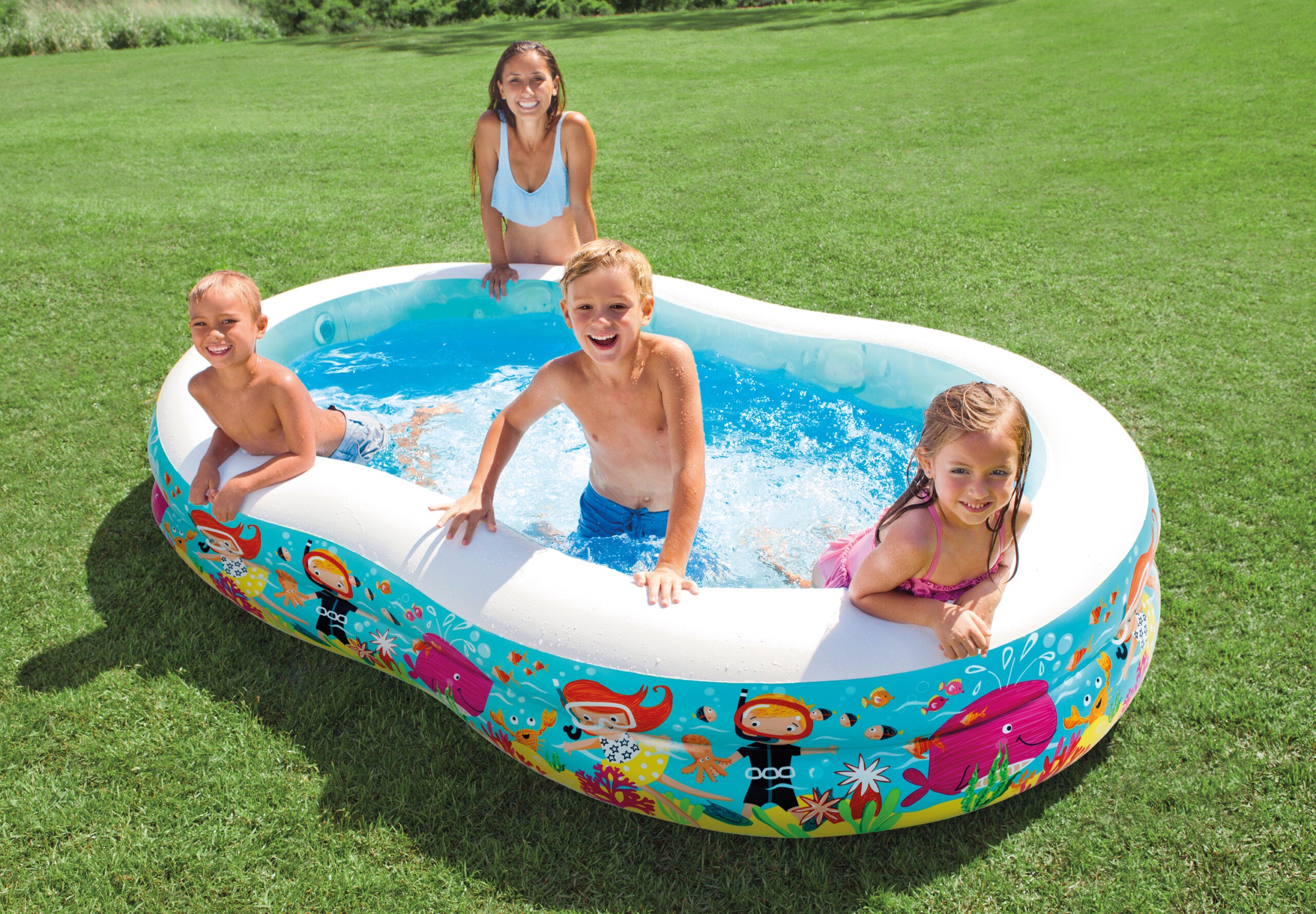 Intex Swim Centre Seashore Pool Snorkel Fun 2.6m x 1.6m 56490 3