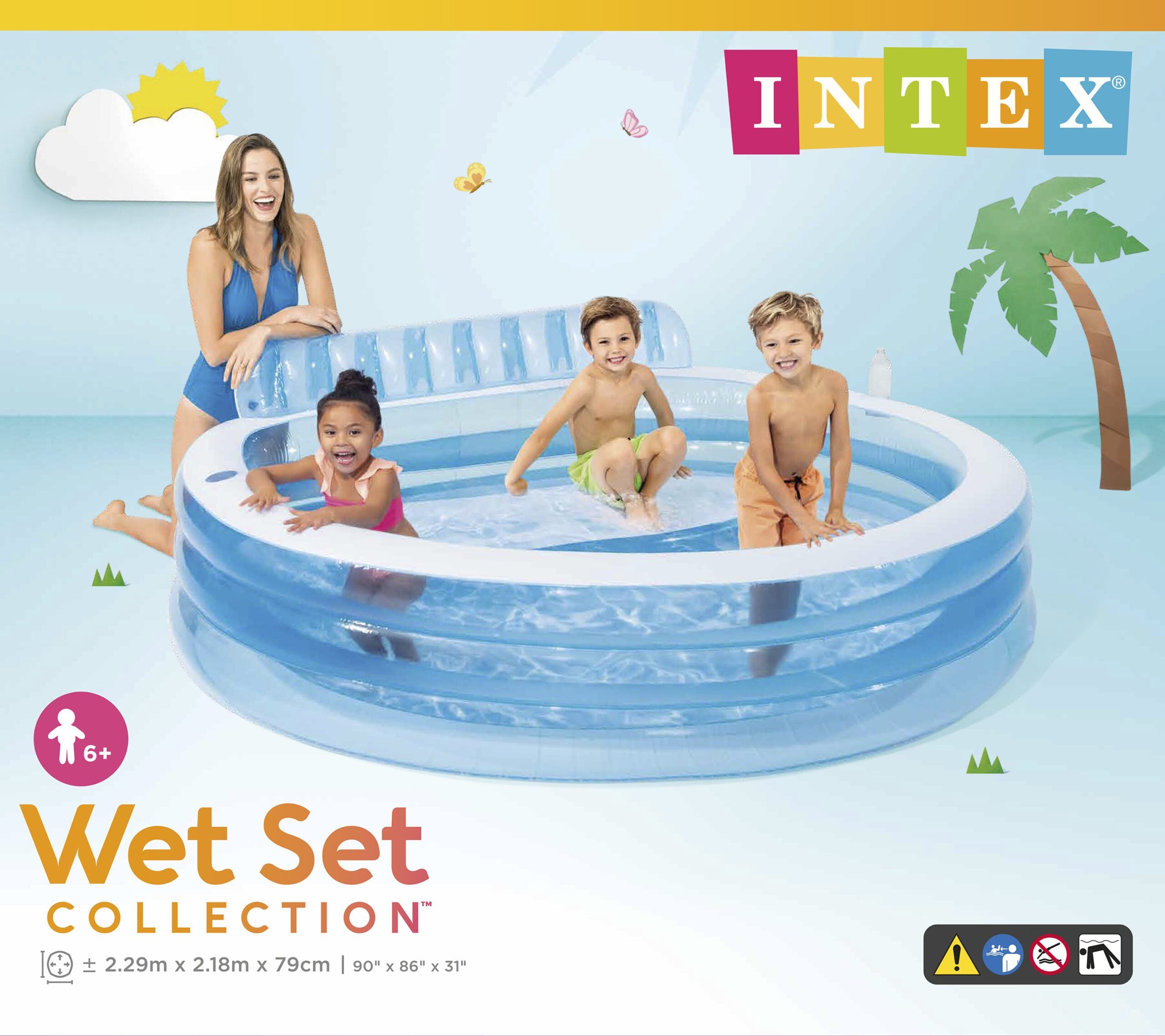 Intex Swim Centre Family Lounge Pool - 57190 8