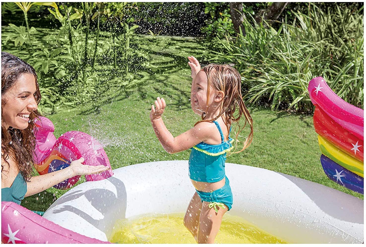 Intex Sun Shade Unicorn Inflatable Spray Pool 58435 5