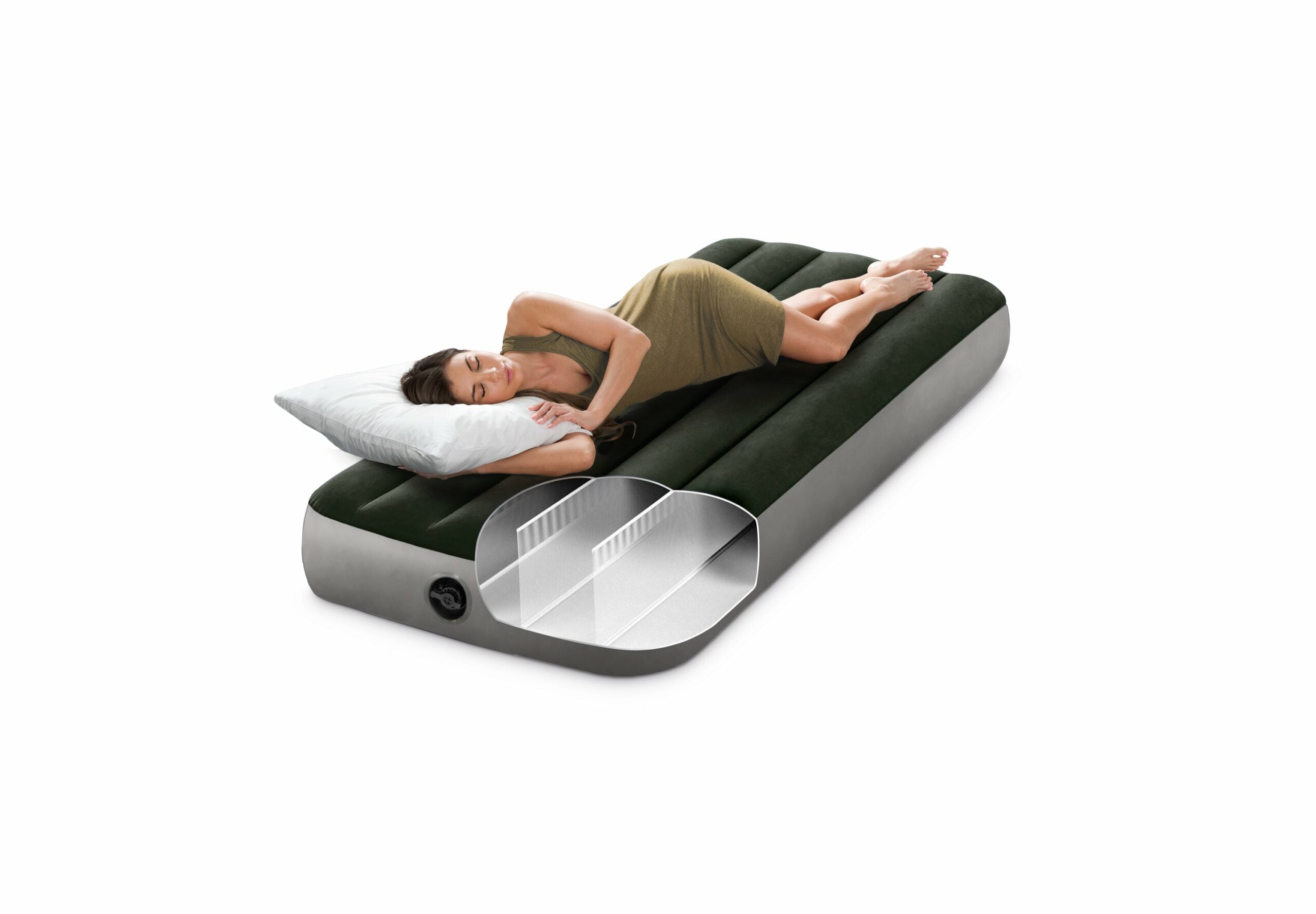 JR. Twin Classic Airbed With Built in Pump 6