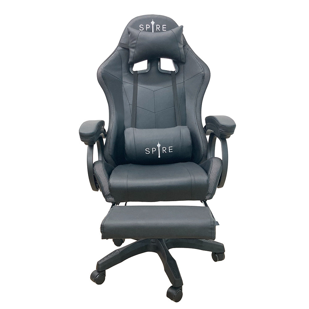 Spire Onyx Gaming/Office Chair w/ RGB Lighting And Massager Black 815EB 5