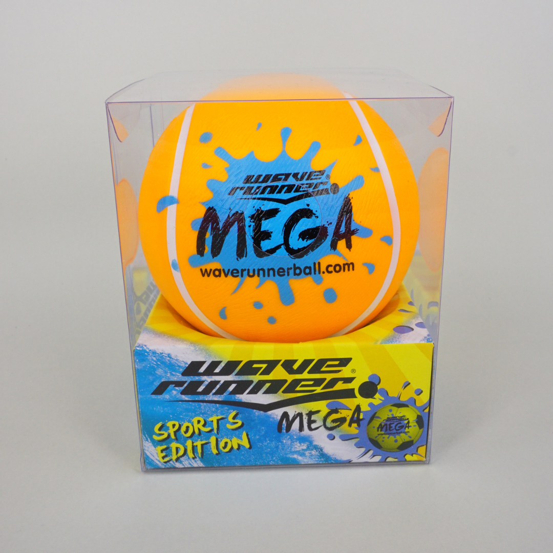 WAVE RUNNER MEGA SPORT BALL 9CM ASST - WR800B-SPT� 12