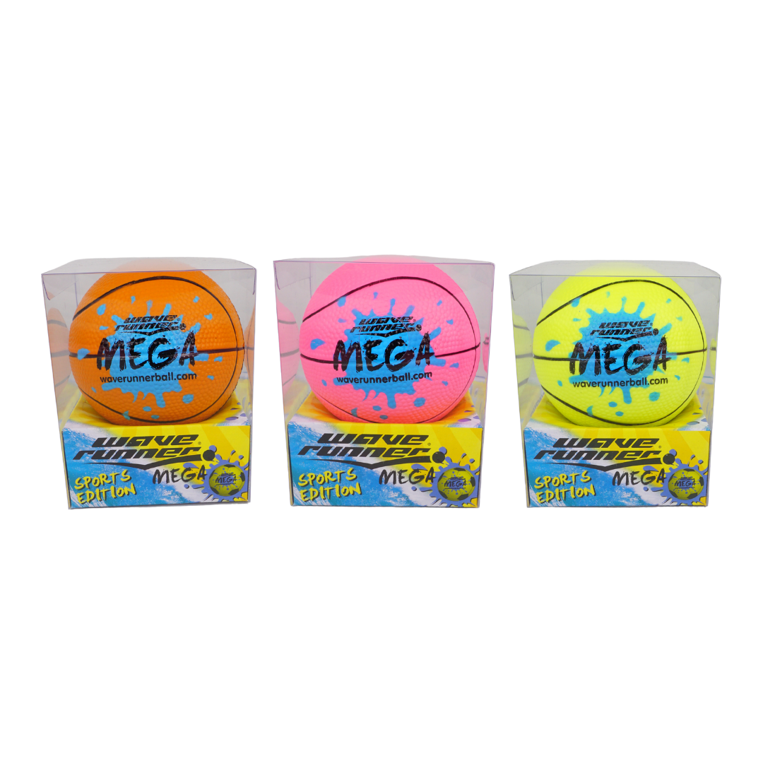 WAVE RUNNER MEGA SPORT BALL 9CM ASST - WR800B-SPT� 14