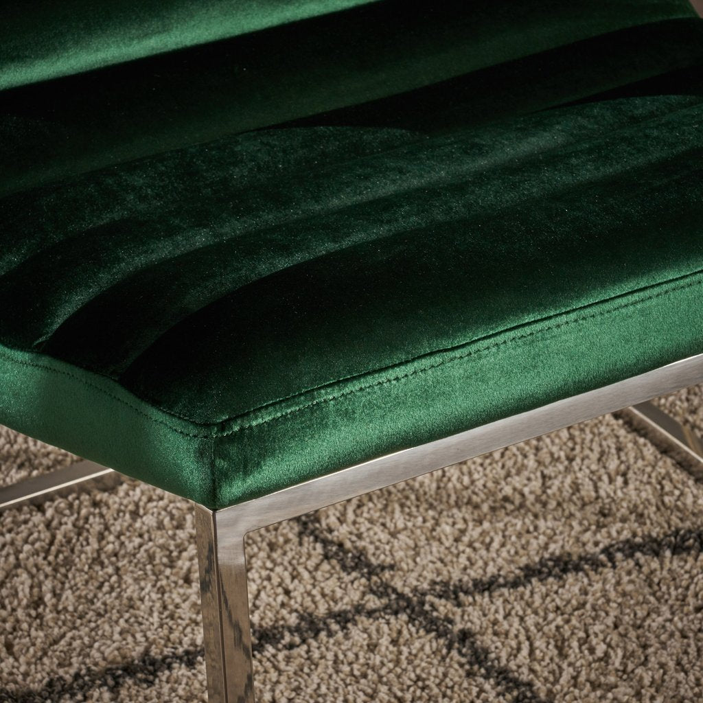 Glorie Emerald/Green Velvet Sofa Accent Chair ArmChair 3