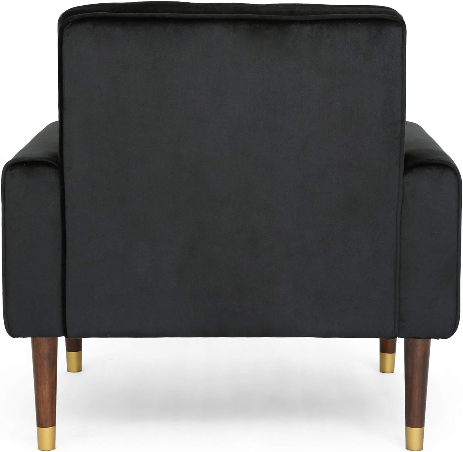 Lewisham Black Tufted Velvet Armchair 4