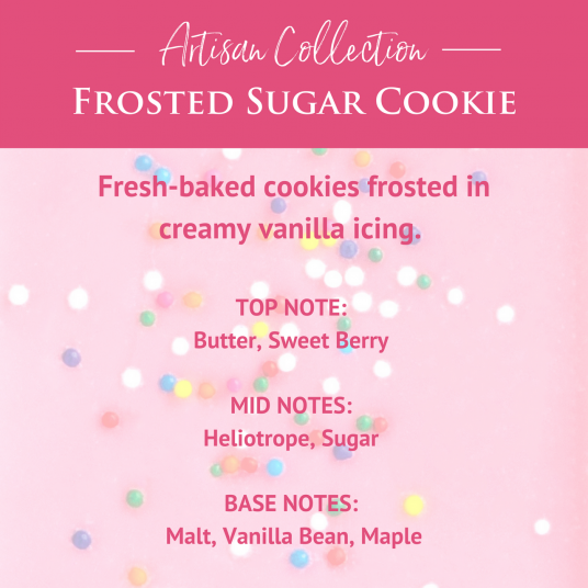 Frosted Sugar Cookie 2.5 oz Artisan Wax Melt 3