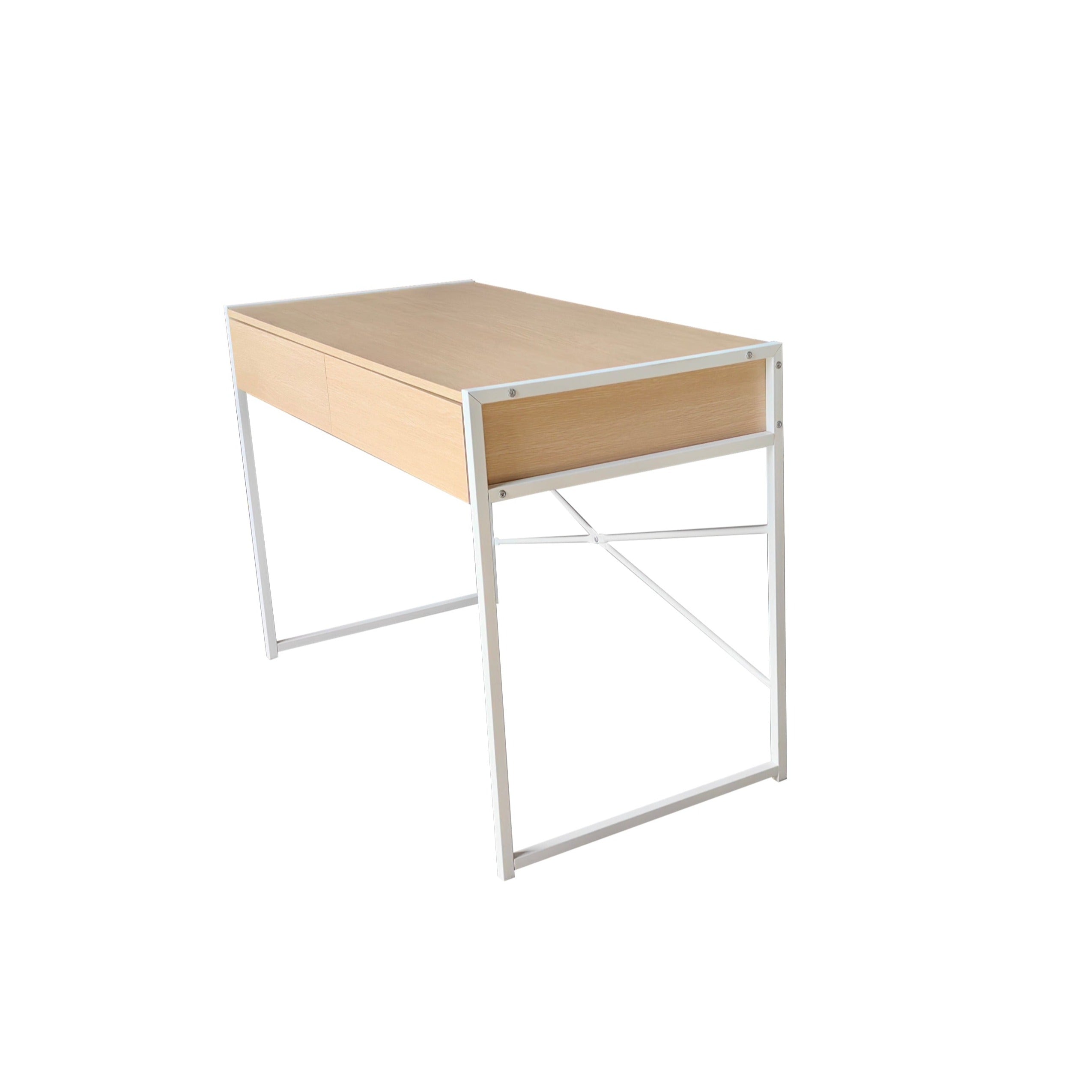 Minimalist Study Desk With Drawers/Office Table/MDF 3
