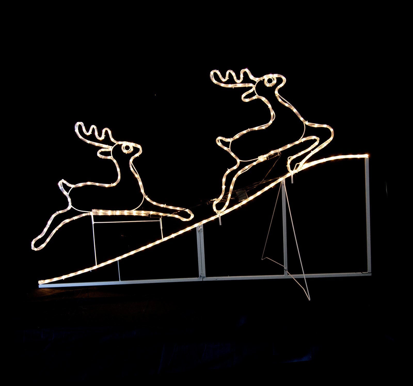 Samland Animated Running up Reindeer Rope Light for Christmas Decoration