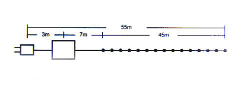 Samland 55M LED Christmas Fairy Light Clear String in Multi Color 3
