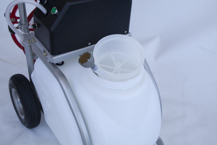 Samland 30L Electric Weed Pest Control Sprayer with Tank 12V Battery Spray Pump Trolley 3