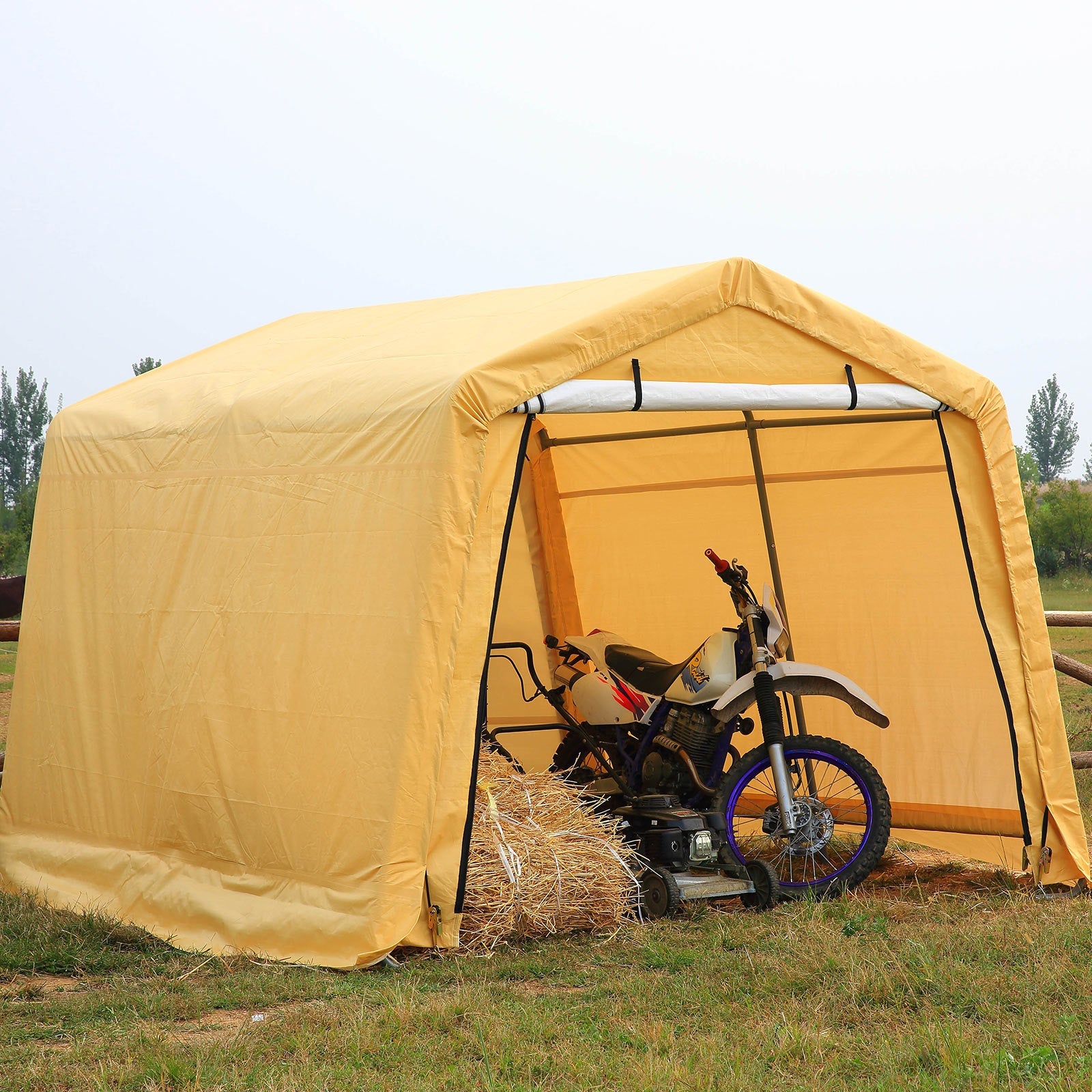 Samland Portable Storage Garage Shelter Size 10x10FT 3