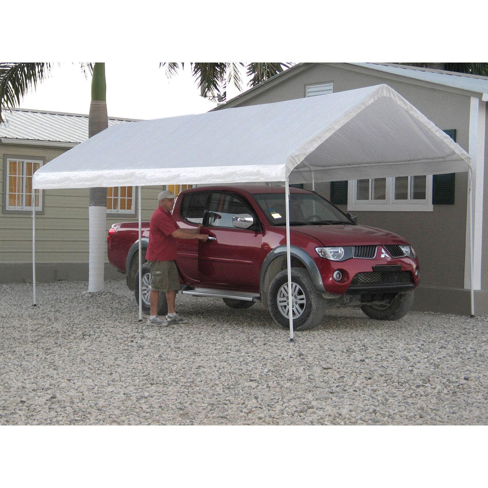 Samland Portable Carport Garage Shelter Canopy 10x20FT 3