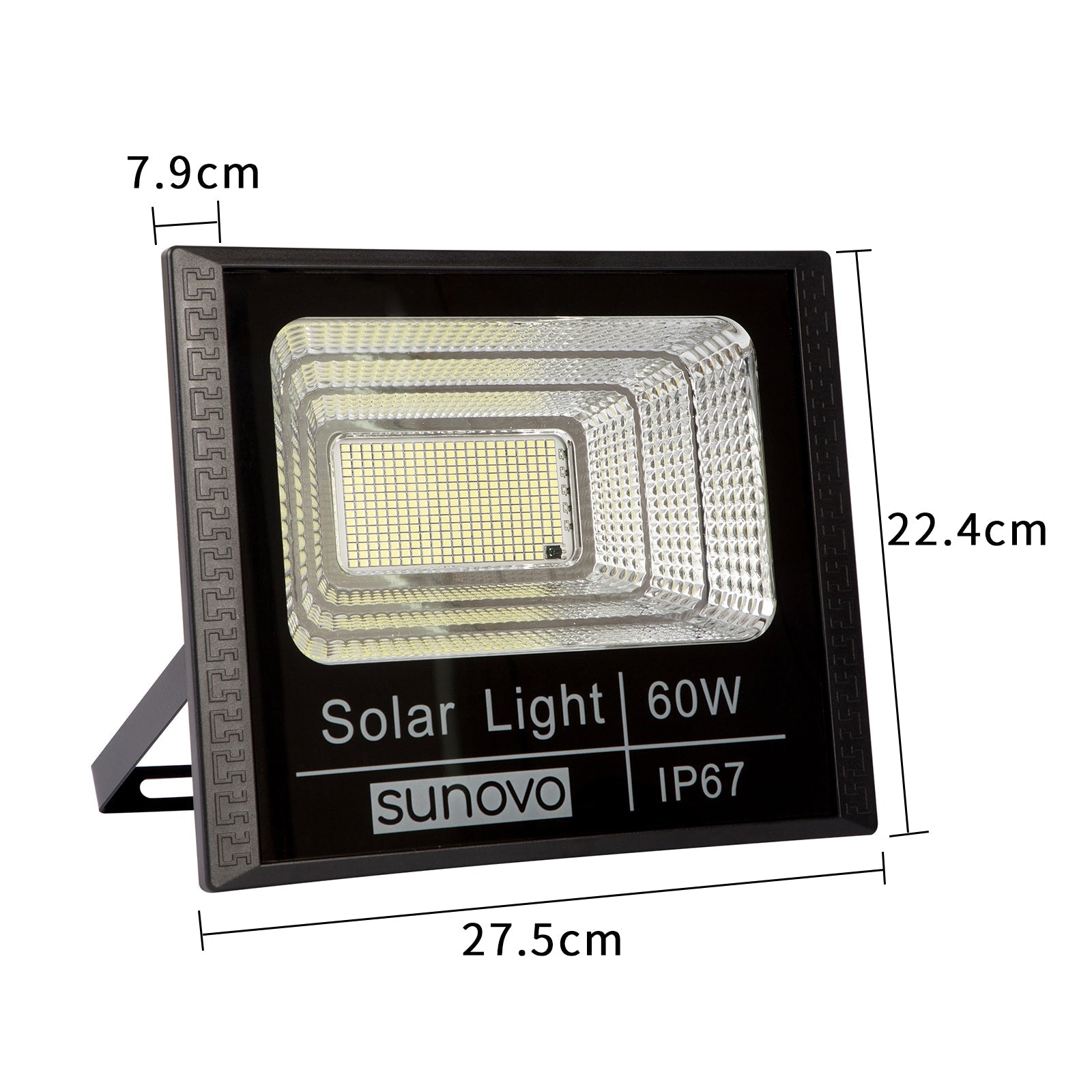 Samland Solar Flood Light Outdoor with Remote Control 60W Cold White 3