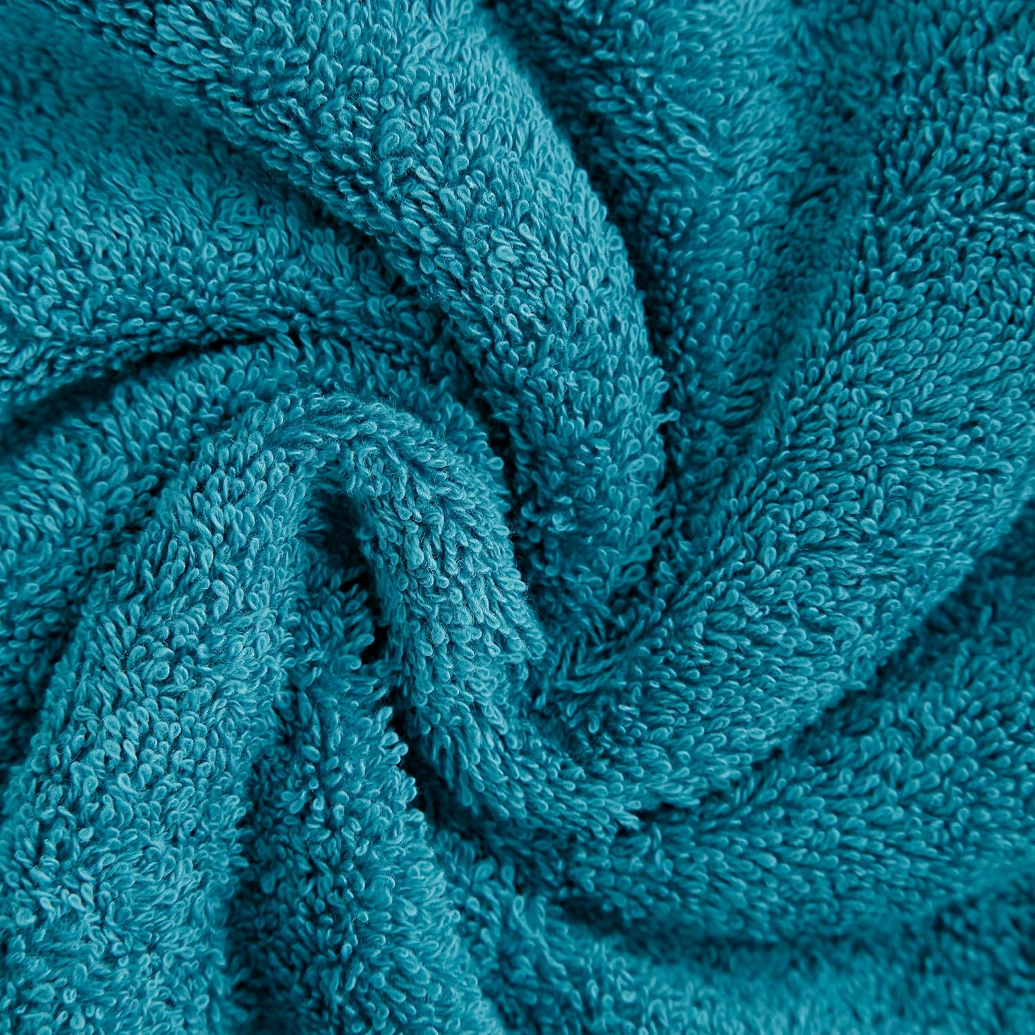 Samland Premium Cotton Washcloths 4-Pack Quick-Dry Face Towels Set-Blue 5