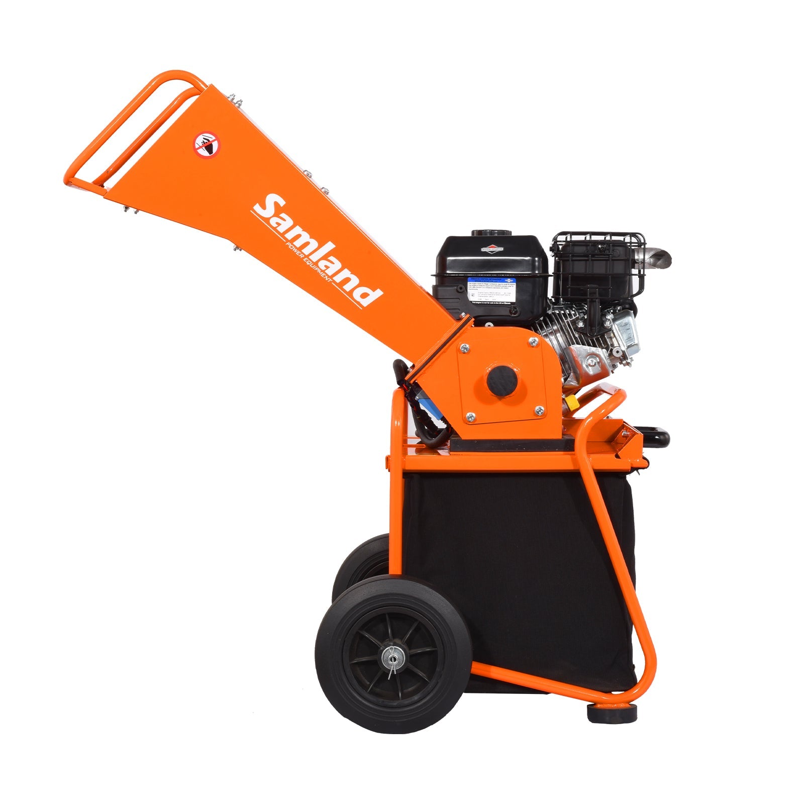Samland WC50BS Mini Wood Chipper, Briggs & Stratton 6.5 HP Engine 3