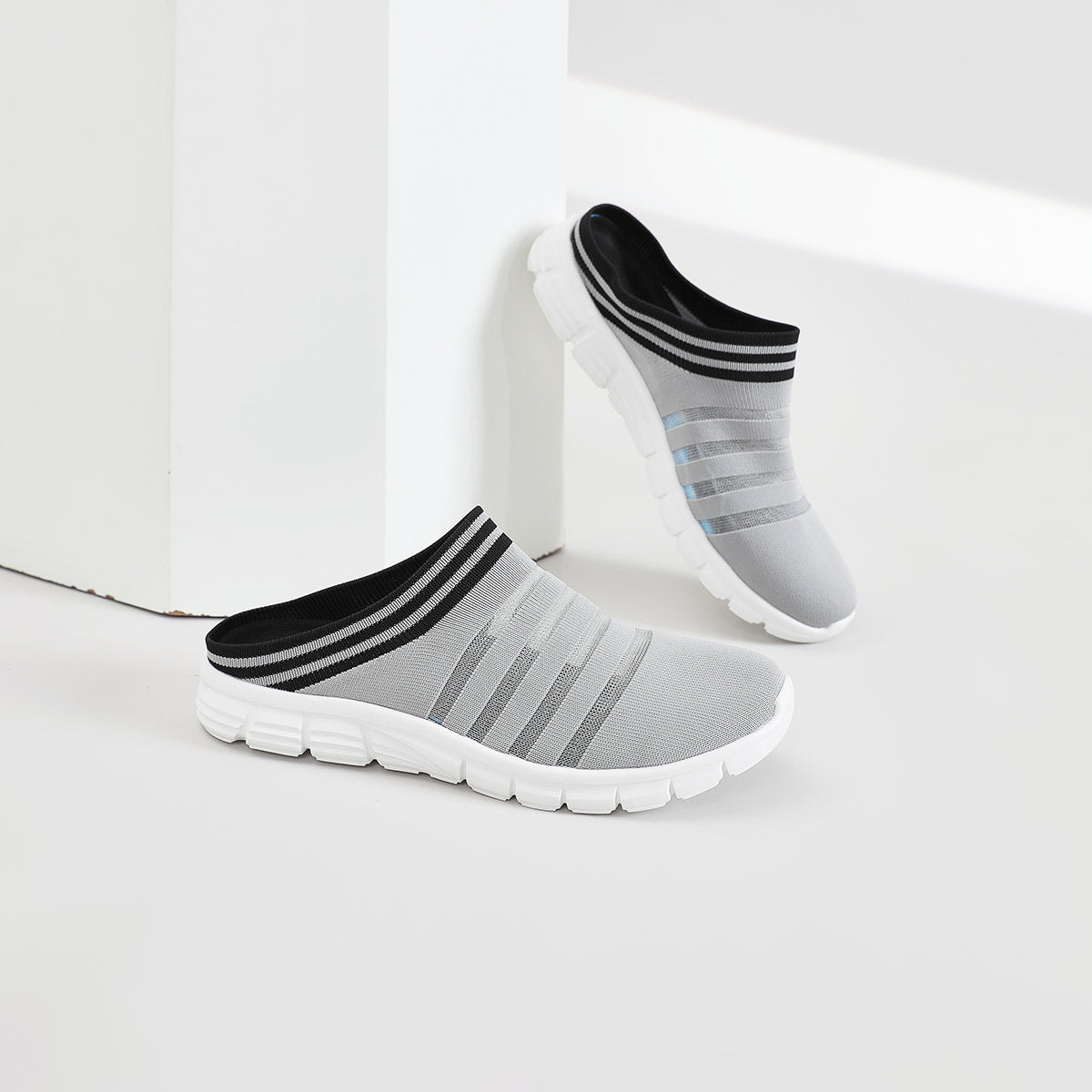 MEN'S BIRD'S NEST HALF-SANDALS  4555 - MEN - Grey / AUS Ladies9.5/Men7.5/EU41/25.5cm 3
