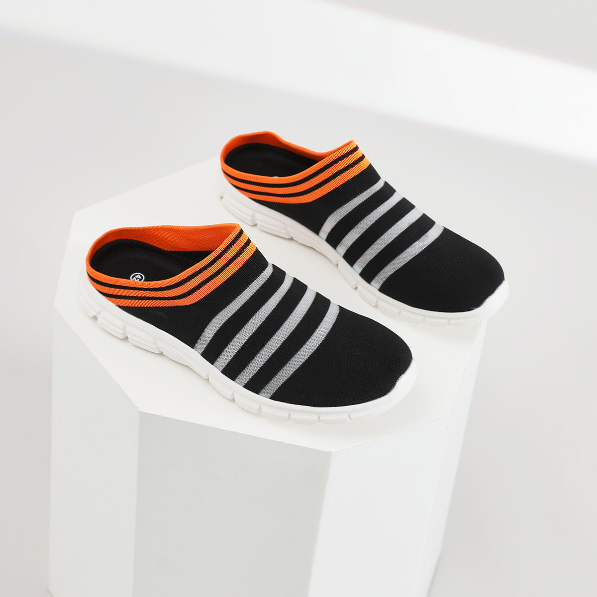 MEN'S BIRD'S NEST HALF-SANDALS  4555 - MEN - Orange / AUS Ladies10/Men8/EU42/26cm 5
