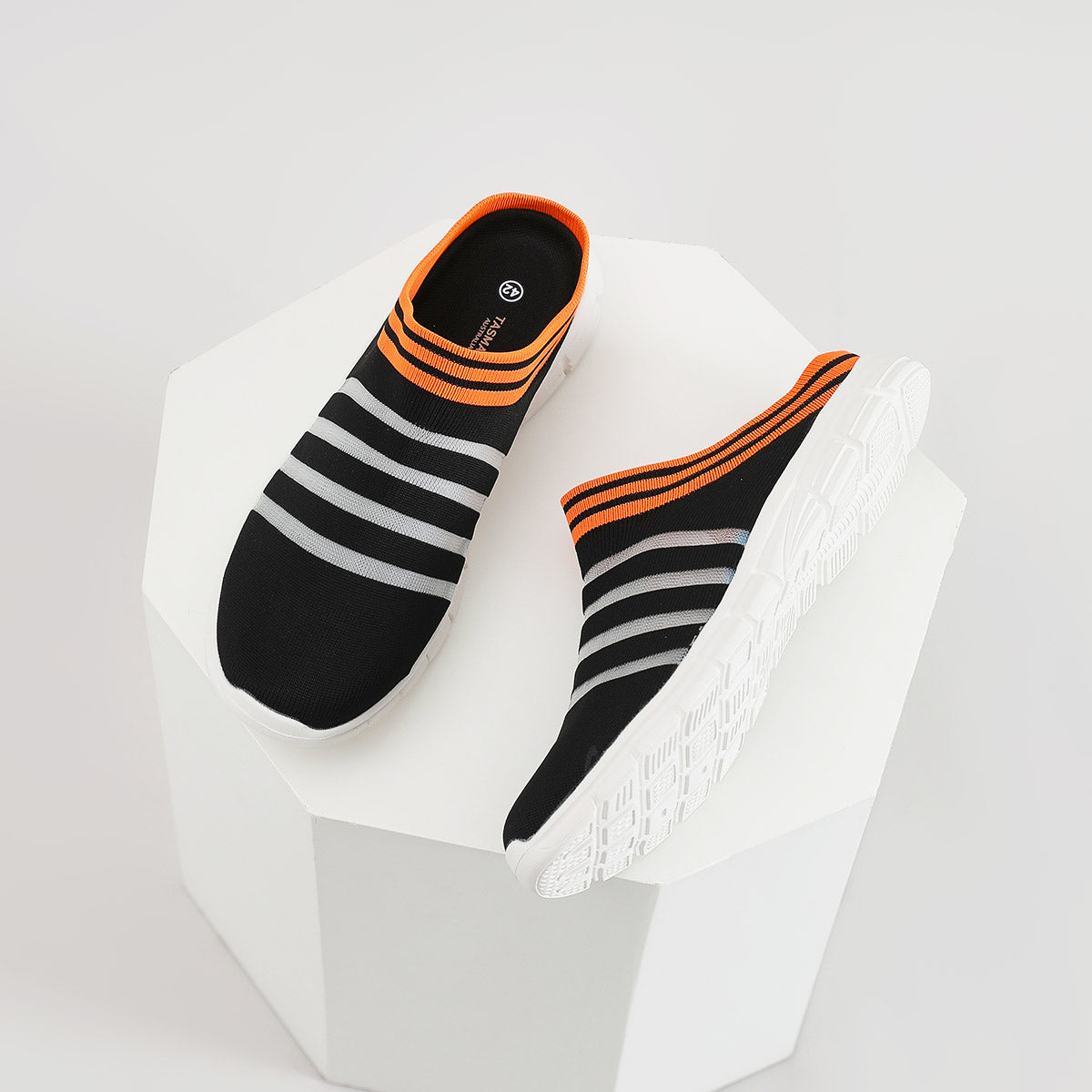 MEN'S BIRD'S NEST HALF-SANDALS  4555 - MEN - Orange / AUS Ladies12/Men10/EU44/27.5cm 4