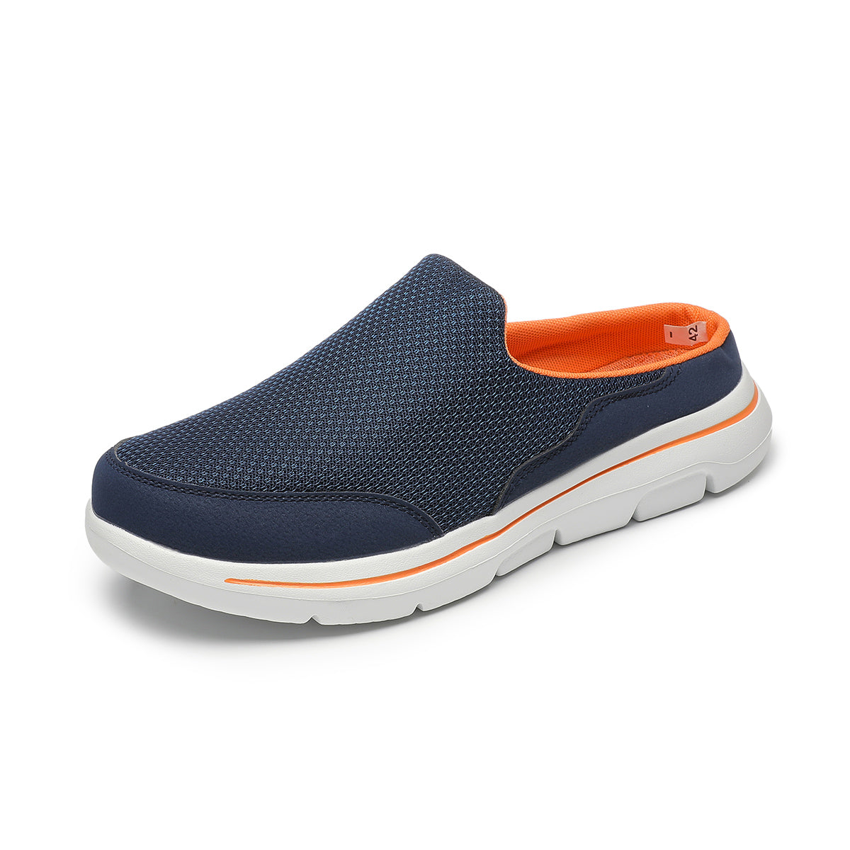 LIGHTWEIGHT UNISEX HALF-SLIPPERS 4558 - MEN - Orange / AUS Ladies9.5/Men7.5/Eu41/25.5cm 3