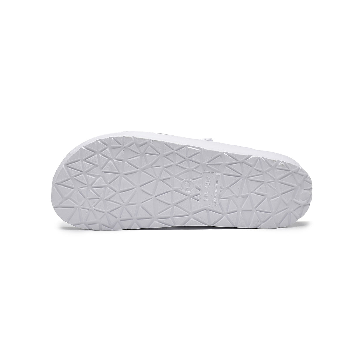 UNISEX BEACH SLIDES 0099 - MEN - White / AUS Ladies7/Men5/EU38/24cm 5