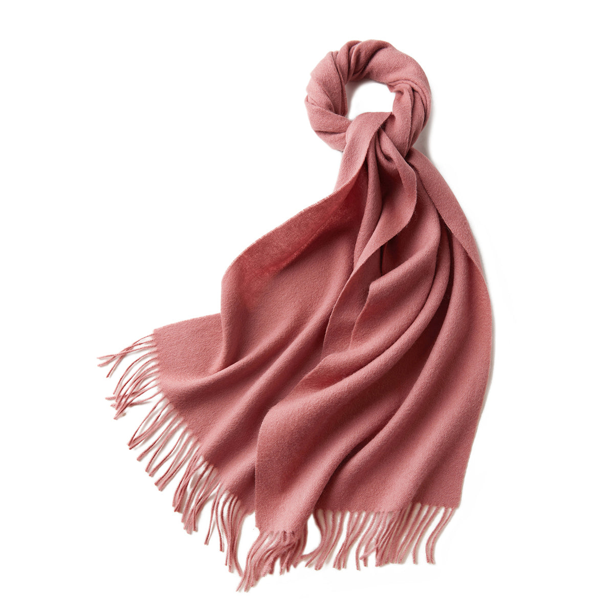 100% MERINO VIRGIN WOOL SCARF 970116 PINK 4