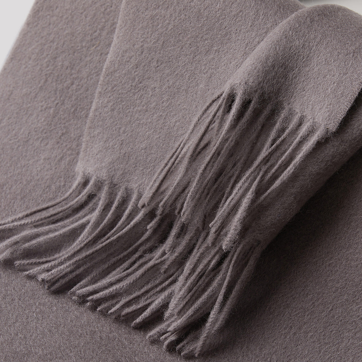 100% MERINO VIRGIN WOOL SCARF 970116 GREY 3