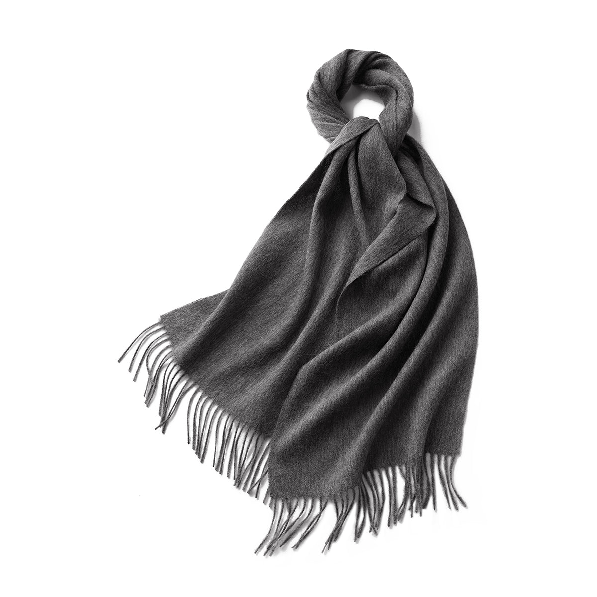 100% MERINO VIRGIN WOOL SCARF 970116 GREY 4