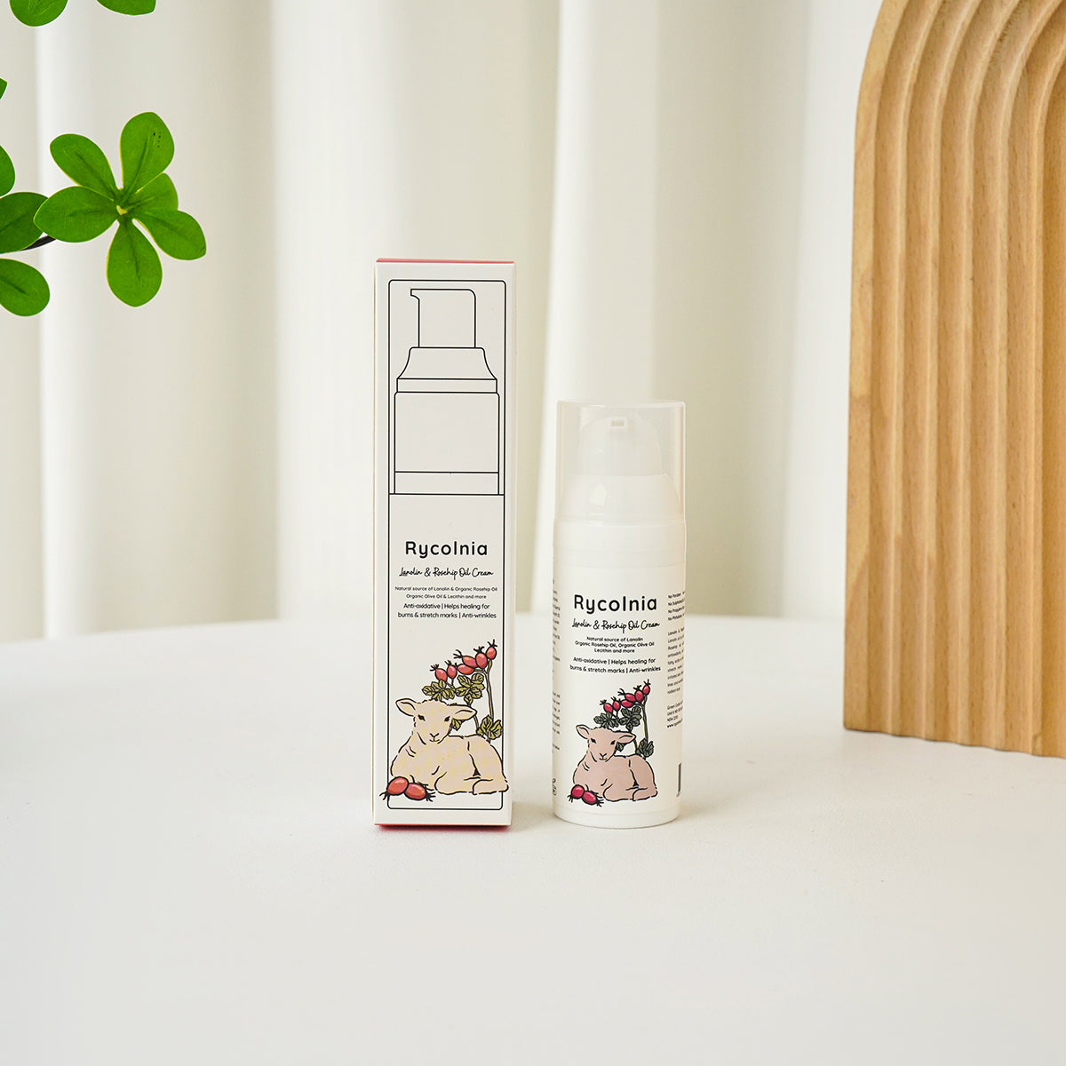 Rycolnia Lanolin & Rosehip Oil Cream  50g 3