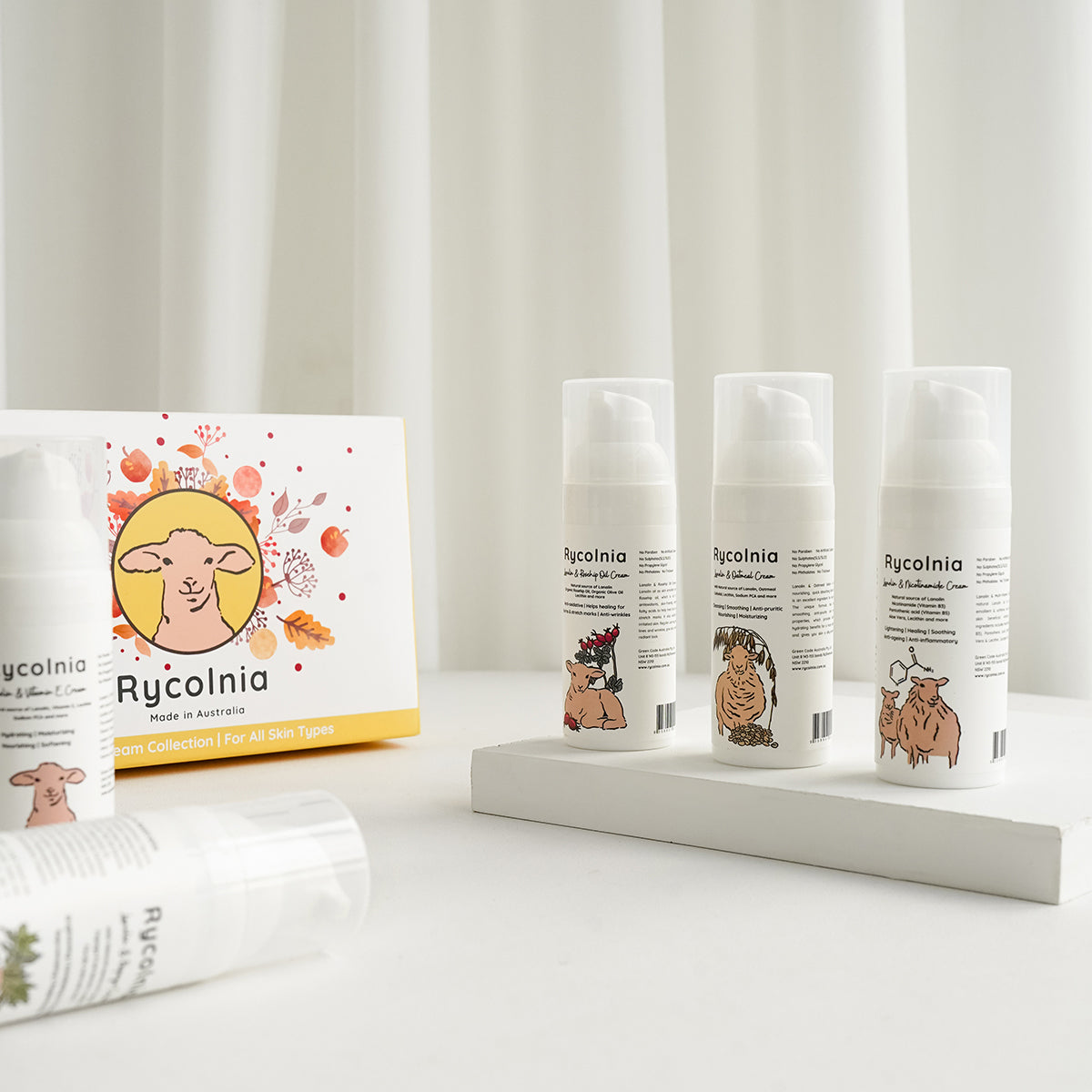 RYCOLNIA  Lanolin Cream Set 5