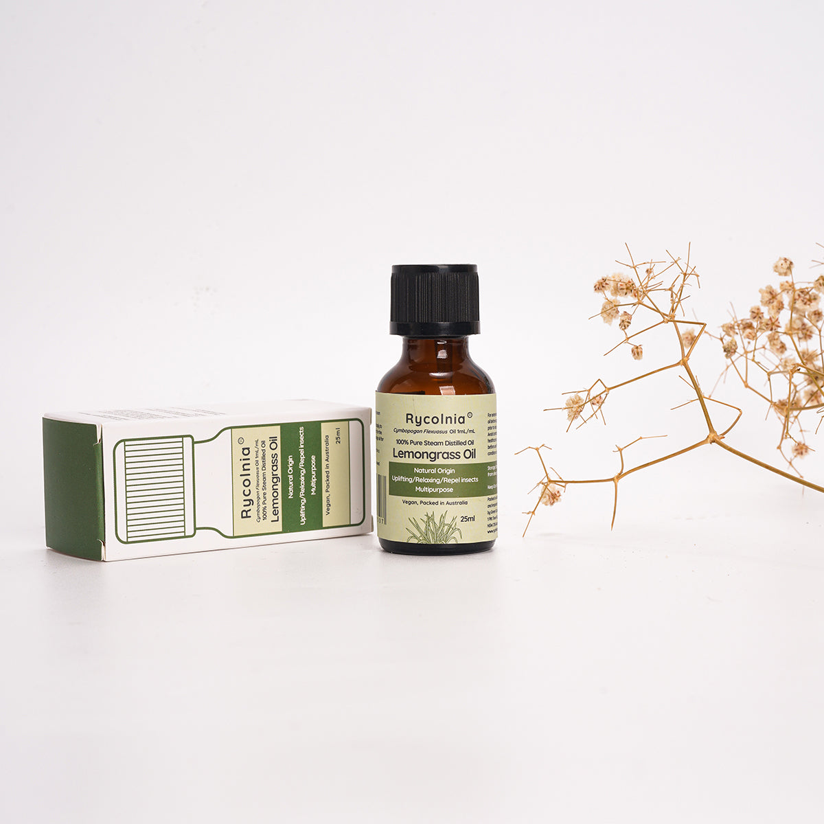 Rycolnia 100% Australian  Lemongrass Essential Oil 5