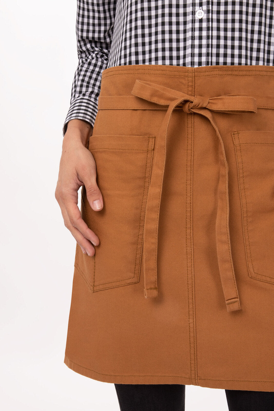 Rockford Nutmeg Half Bistro Apron by Chef Works 3