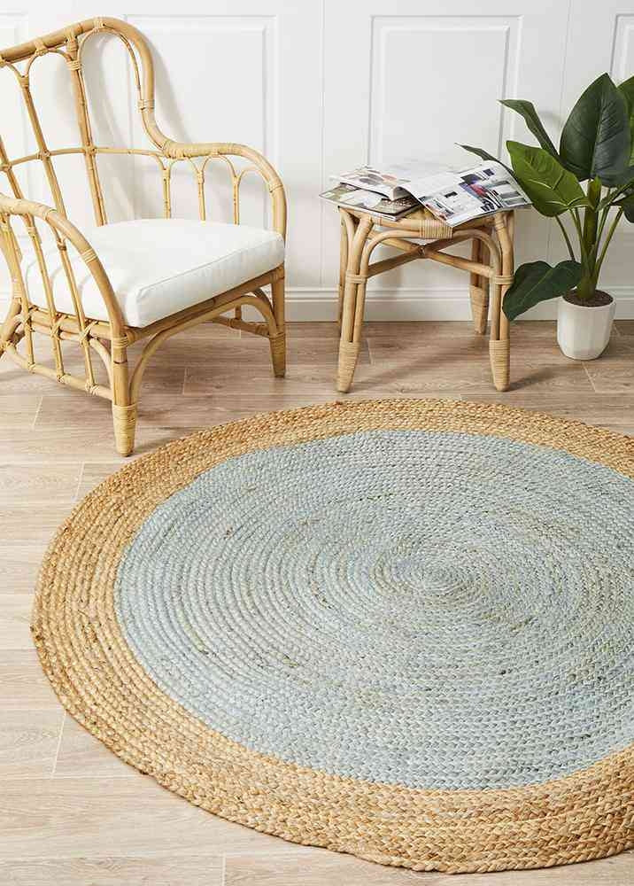 Atrium Polo Blue By Rug Culture - 240X240CM - ROUND