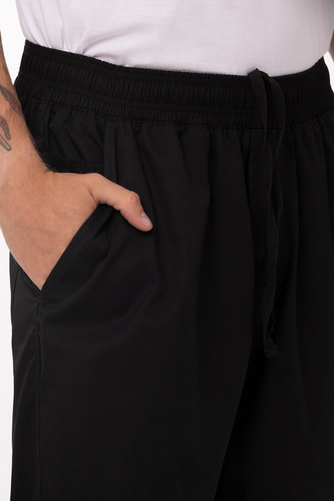 Lightweight Black M Baggy Pants by Chef Works 5