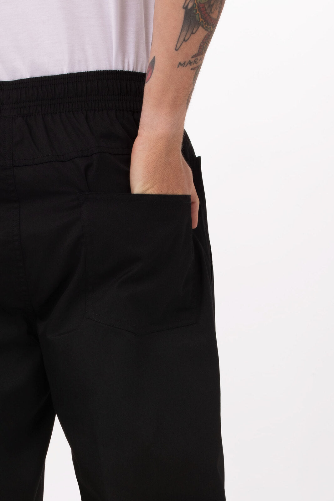 Lightweight Black XL Baggy Pants by Chef Works 3