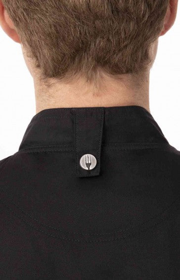Hartford Men's Black Zipper XXL Chef Jacket by Chef Works 4