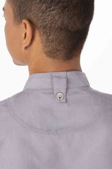 Springfield Men's Grey Zipper M Chef Jacket by Chef Works