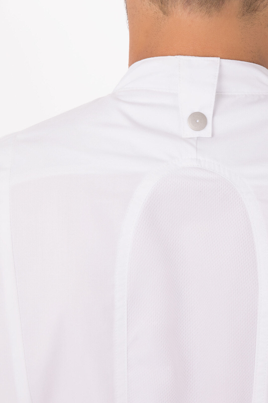 Bristol Signature Men's Series White M Chef Jacket by Chef Works 5