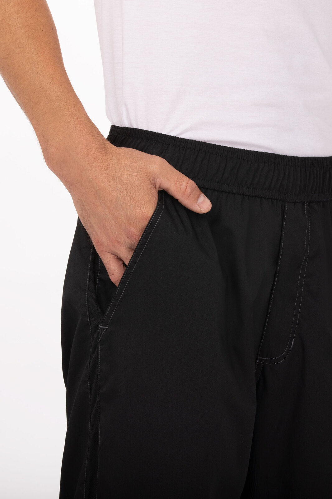 Cool Vent Men's Baggy Black XXL Chef Pants by Chef Works 3
