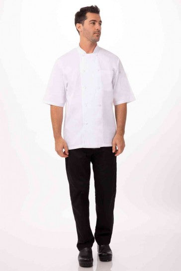 Montreal Cool Vent Men's White XS Chef Jacket by Chef Works 3
