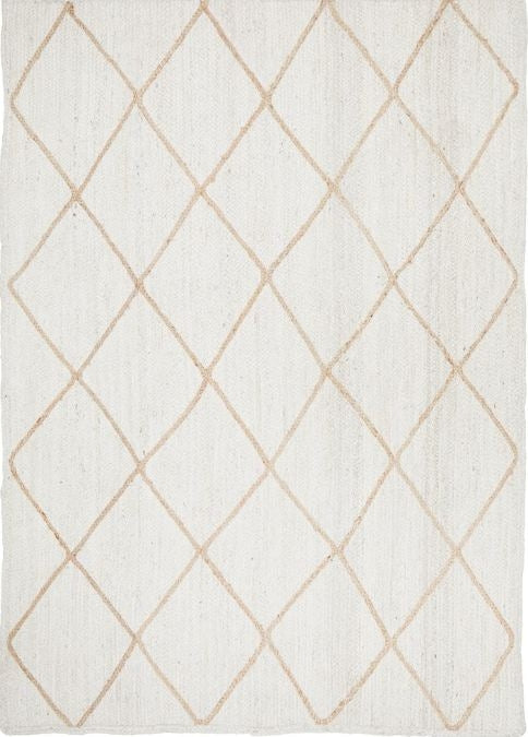 Noosa 222 White by Rug Culture-220X150CM - RECTANGLE