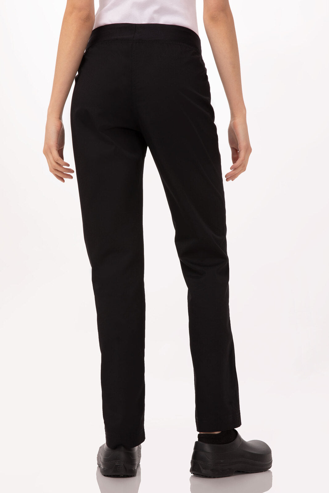 Lightweight Black M Slim Women's Chef Pants by Chef Works