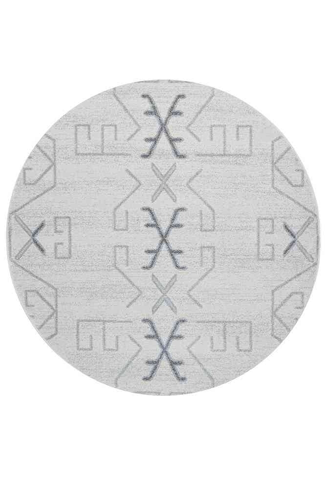 Paradise Round Cala Grey by Rug Culture - 150X150CM - ROUND