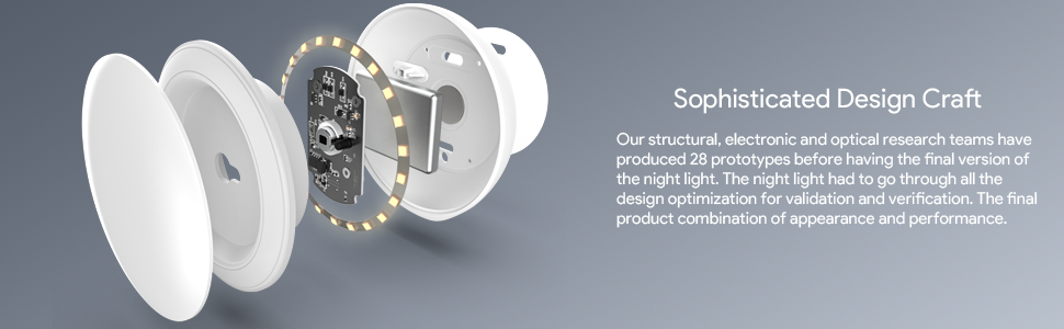 LED Motion Sensor Night Light Indoor, Cordless Battery Powered,Stick-on Warm White Light with Built-in Infrared Motion Detection, Sensor Light for Hallway,Bedroom 3