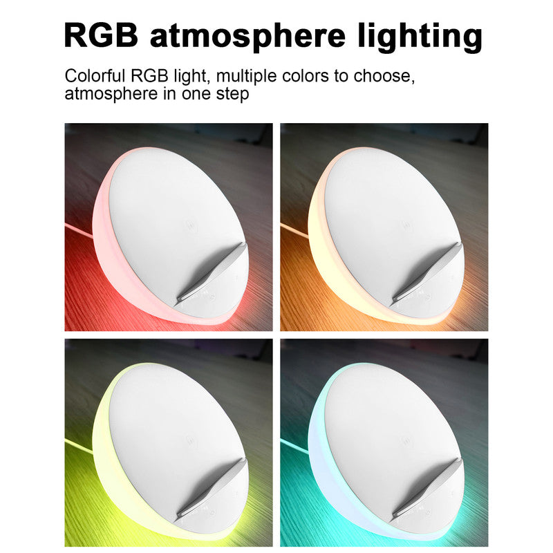 Mood lighting,Support Different Levels of White Light and Color Light,WiFi APP,Wireless Charging,Phone Holder 3