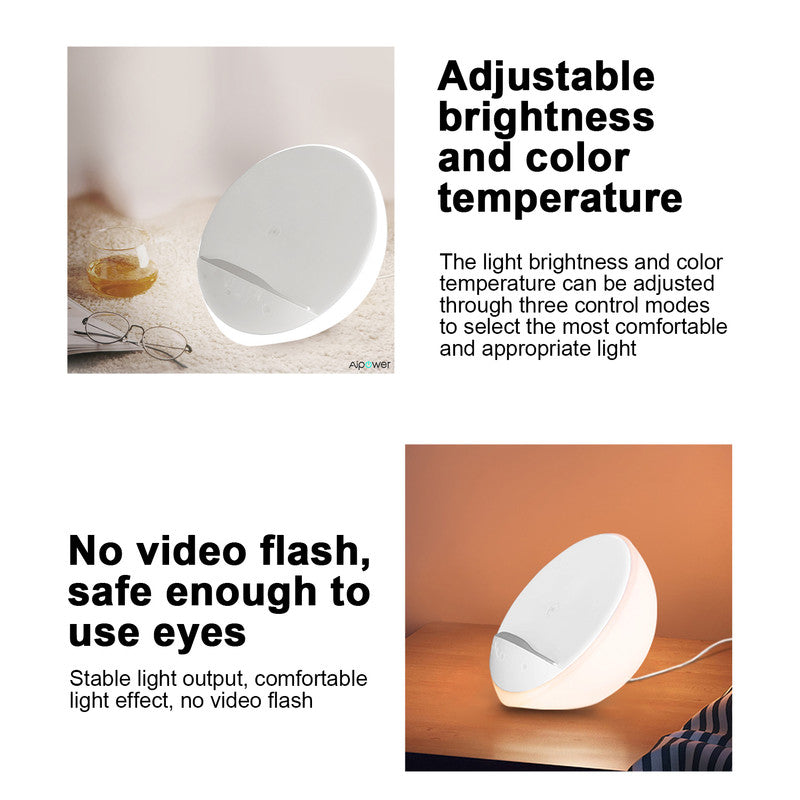 Mood lighting,Support Different Levels of White Light and Color Light,WiFi APP,Wireless Charging,Phone Holder 6