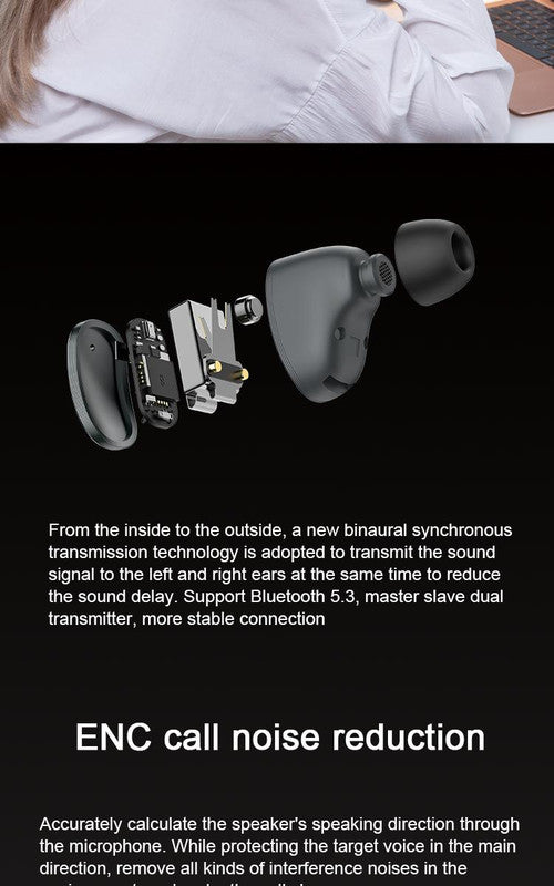 2-in-1 Smartwatch w/Earphones & Charging Dock | 4GB MP3, Health Tracker | Titanium Grey | World’s First Patented 8