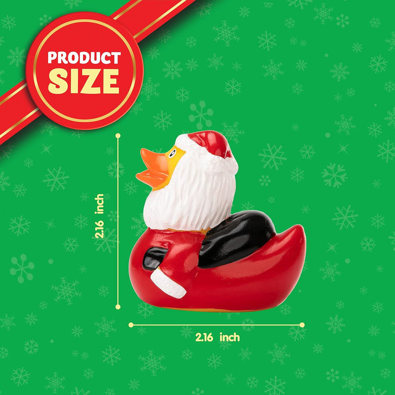 2025 Advent Calendar Christmas Ducks - 24pcs Rubber Duck Advent Calendar 24 Days of Christmas Countdown Toys for Christmas Gifts Party Favors Kids Toddlers Random Duck Gift Box 6