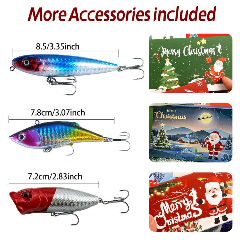 Fishing Lures Tackle Set for Fisher Men, Father, Granpa, Boys - 2025 Christmas Surprise Gift 78pcs 4
